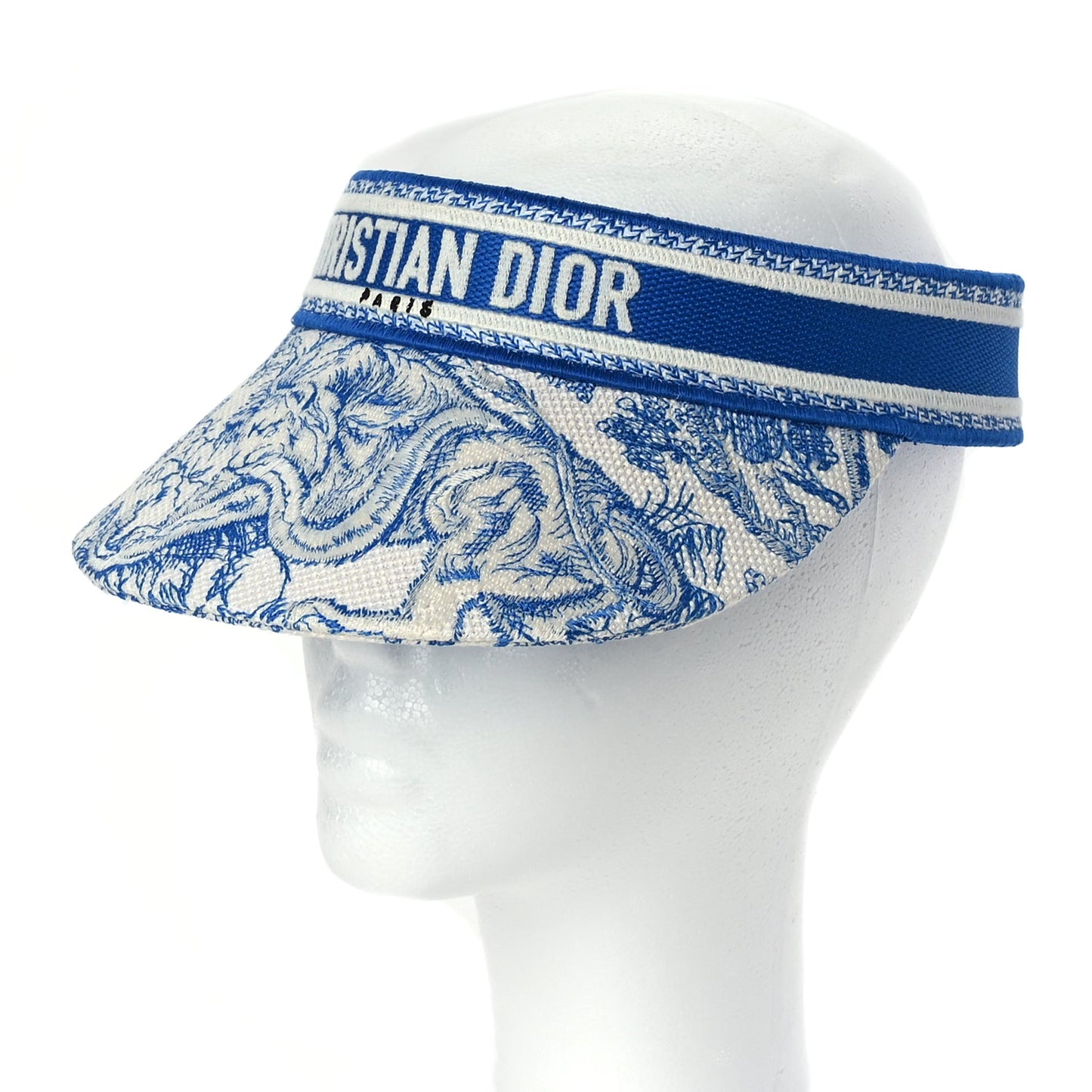 Christian Dior Toile De Jouy Reverse Visor Blue