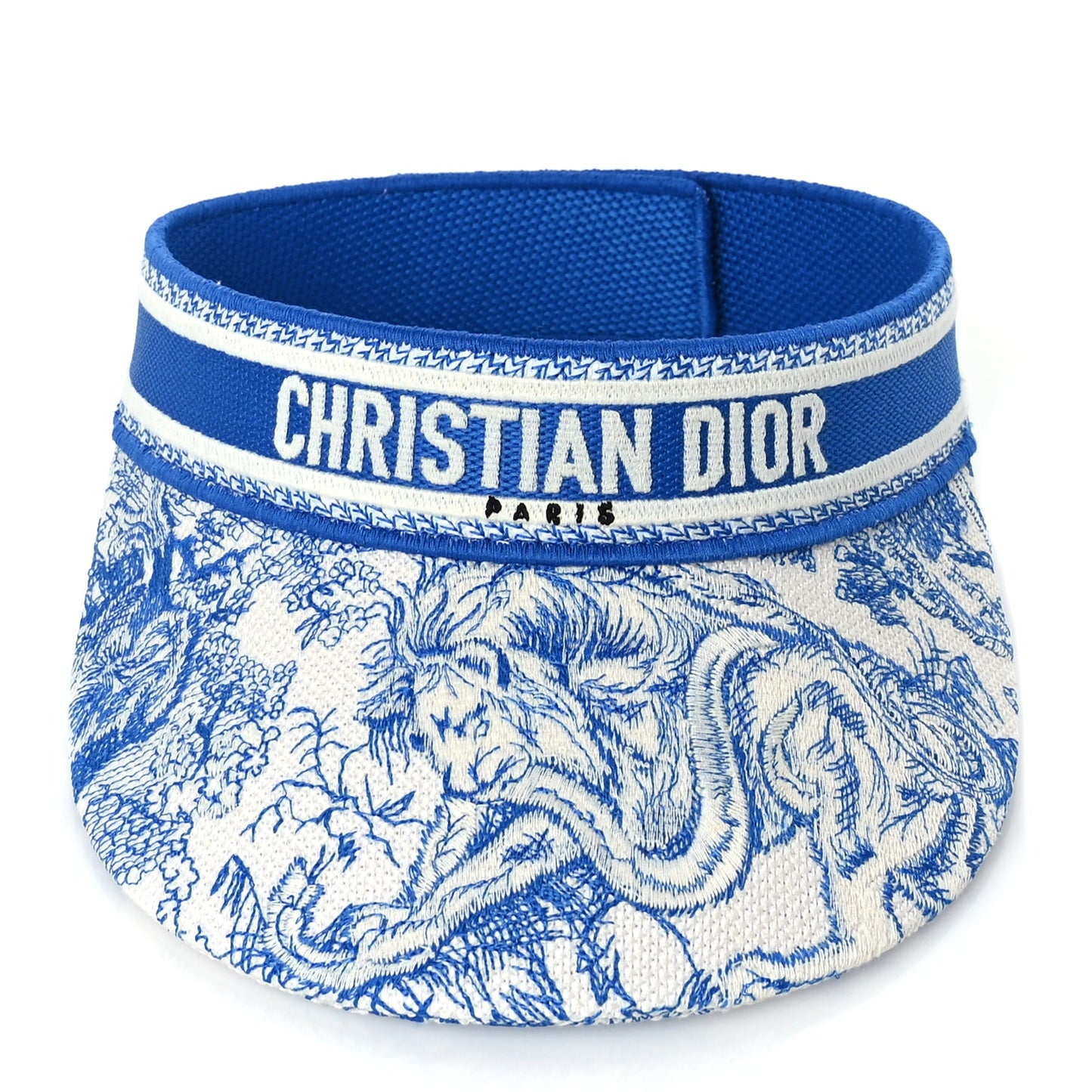 Christian Dior Toile De Jouy Reverse Visor Blue
