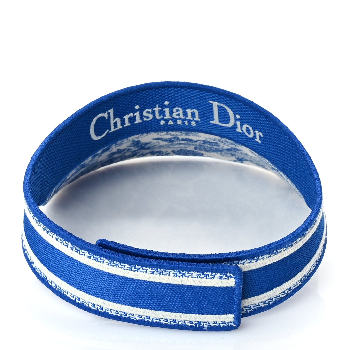 Christian Dior Toile De Jouy Reverse Visor Blue