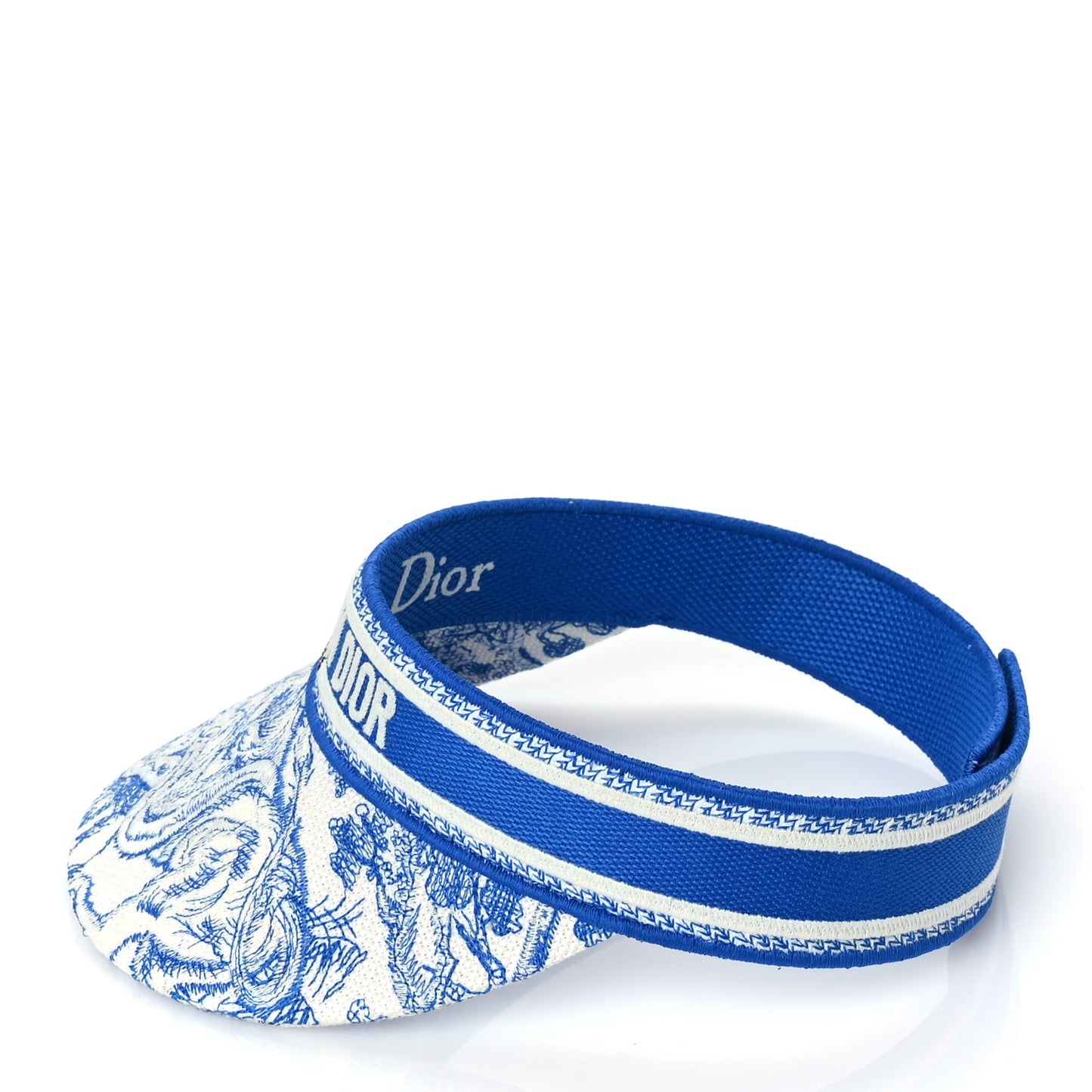 Christian Dior Toile De Jouy Reverse Visor Blue