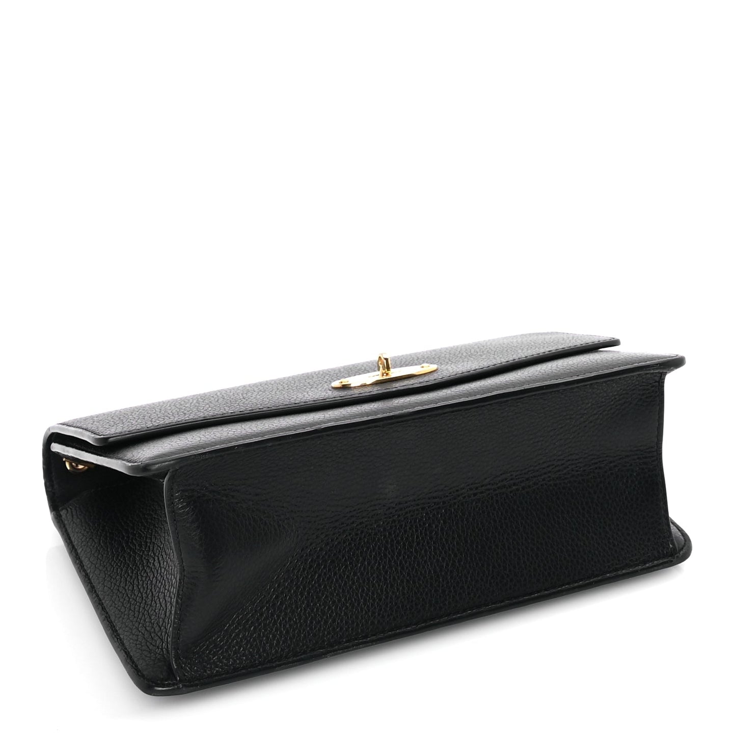 Mulberry Small Classic Grain Calfskin Medium Darley  Black