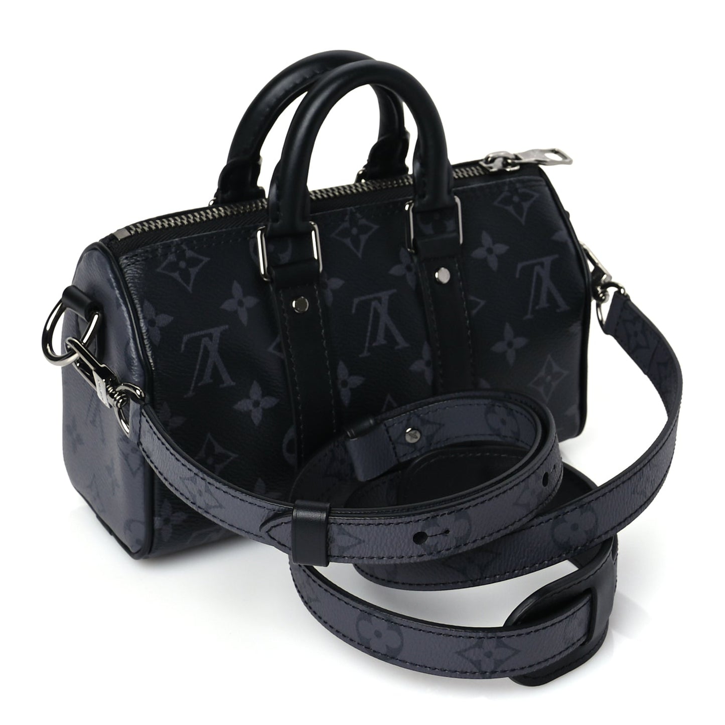 Louis Vuitton Reverse Monogram Eclipse Keepall XS Black