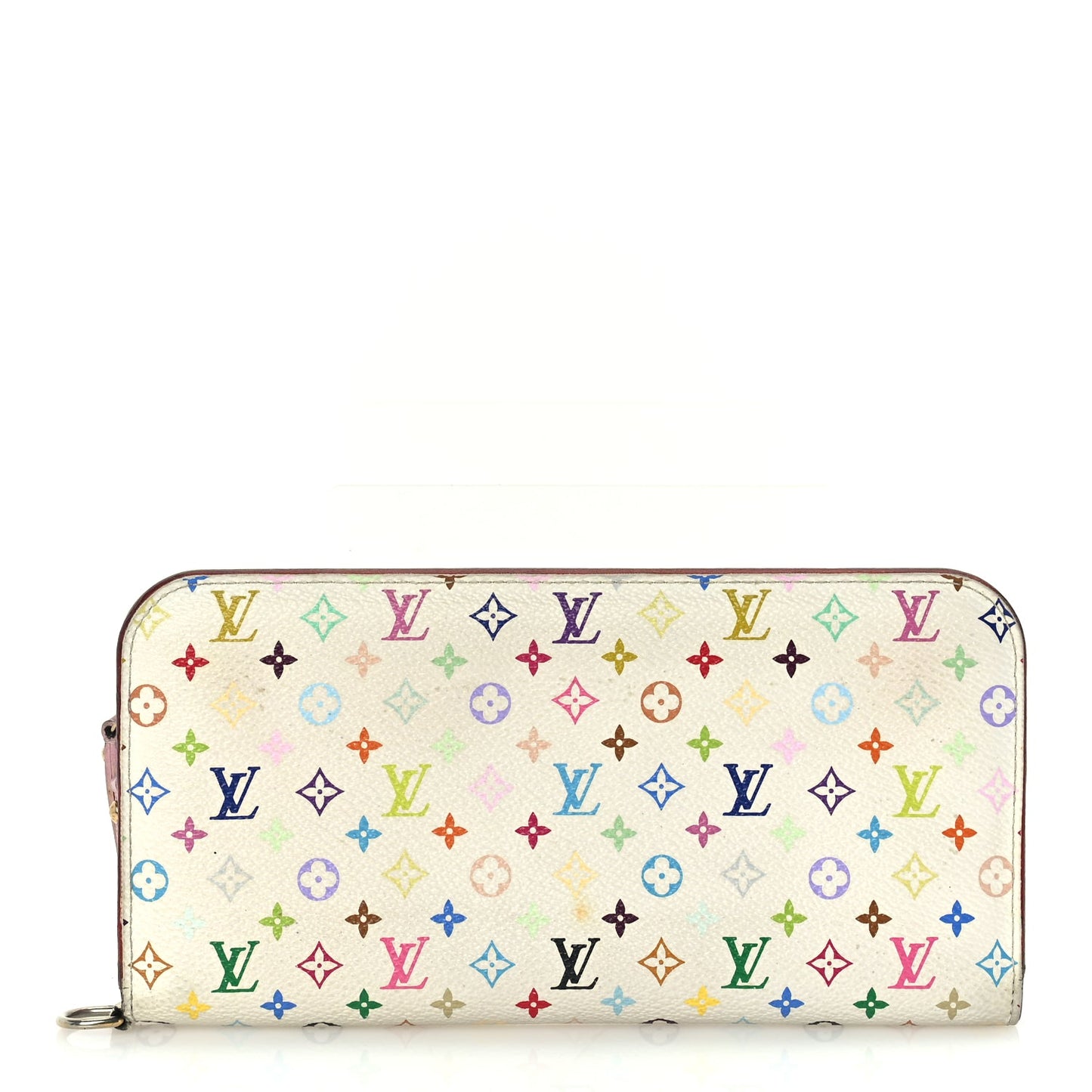 Louis Vuitton Monogram Multicolor Insolite Wallet White Litchi