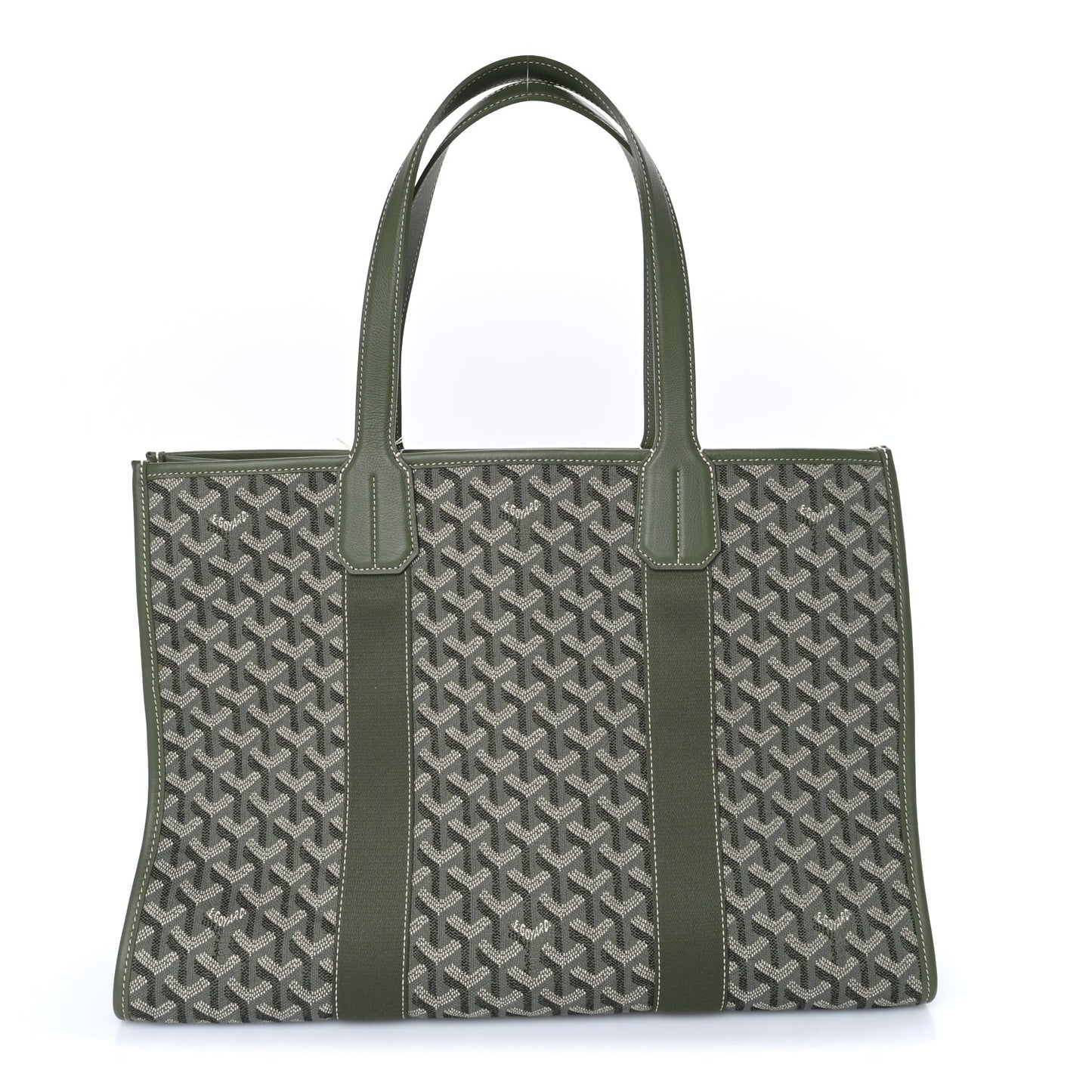 Goyard Jacquard Villette MM Tote  Khaki