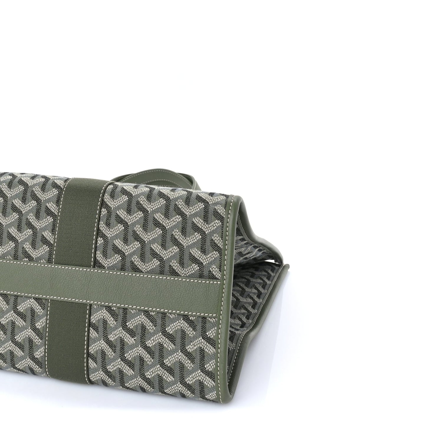 Goyard Jacquard Villette MM Tote  Khaki