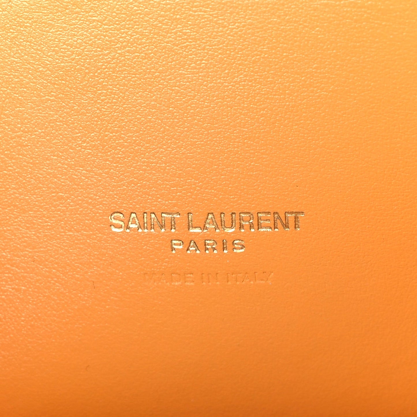 Saint Laurent Palmelatto Calfskin Baby Sac De Jour Senape Yellow
