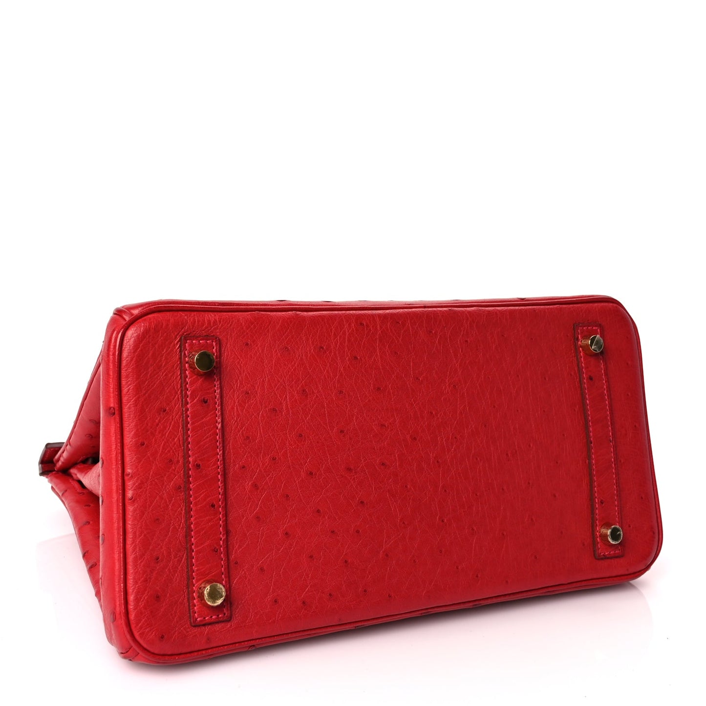 Hermes Ostrich Birkin 30 Rouge Vif