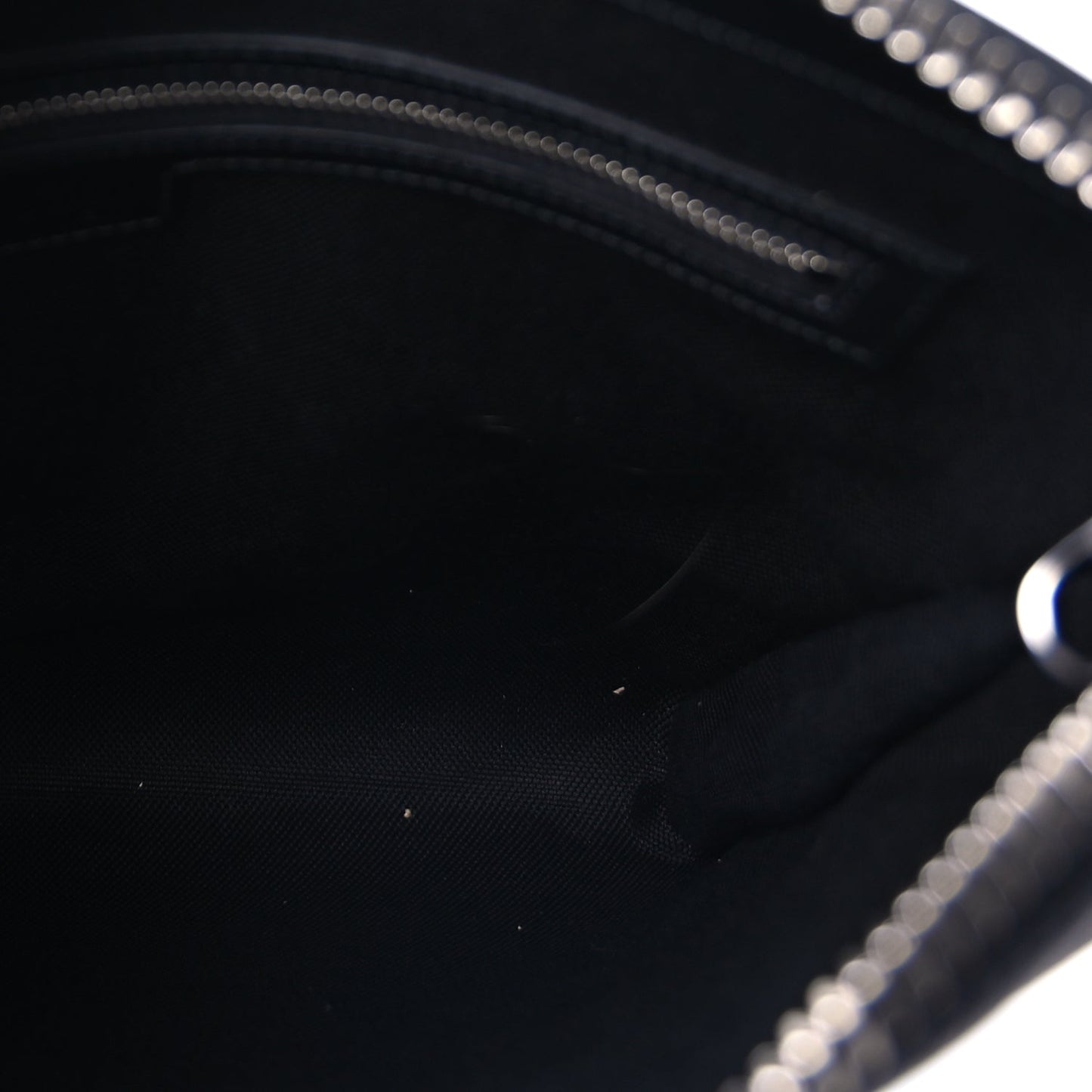 Gucci GG Supreme Monogram Appia Calfskin Web Flat Messenger Bag Black Grey