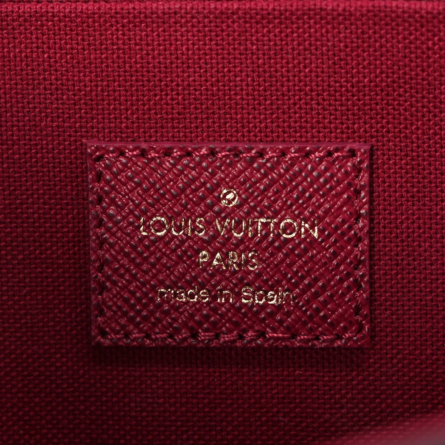Louis Vuitton Monogram Pochette Felicie Chain Wallet Fuchsia