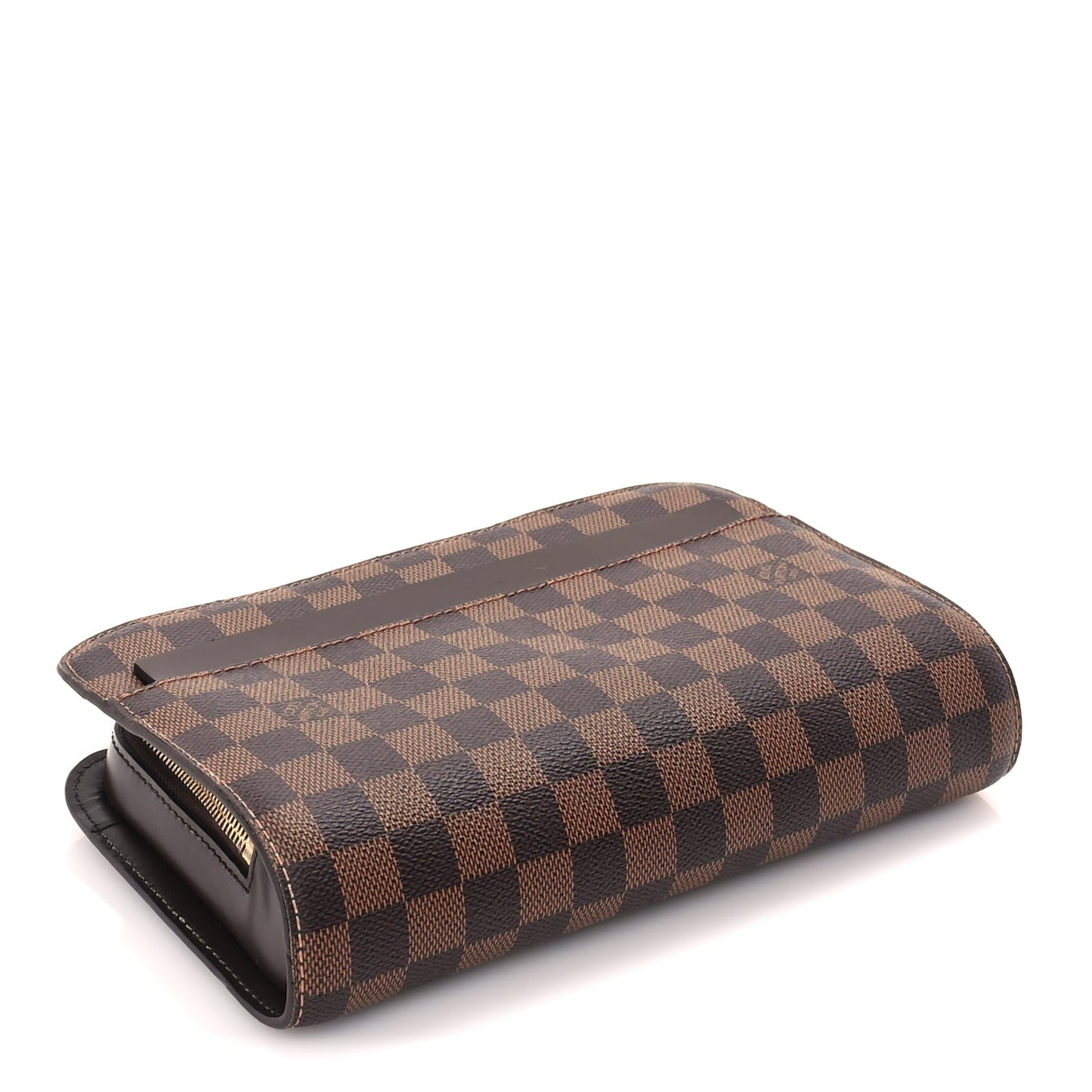 Louis Vuitton Damier Ebene Pochette Saint Louis Clutch Brown