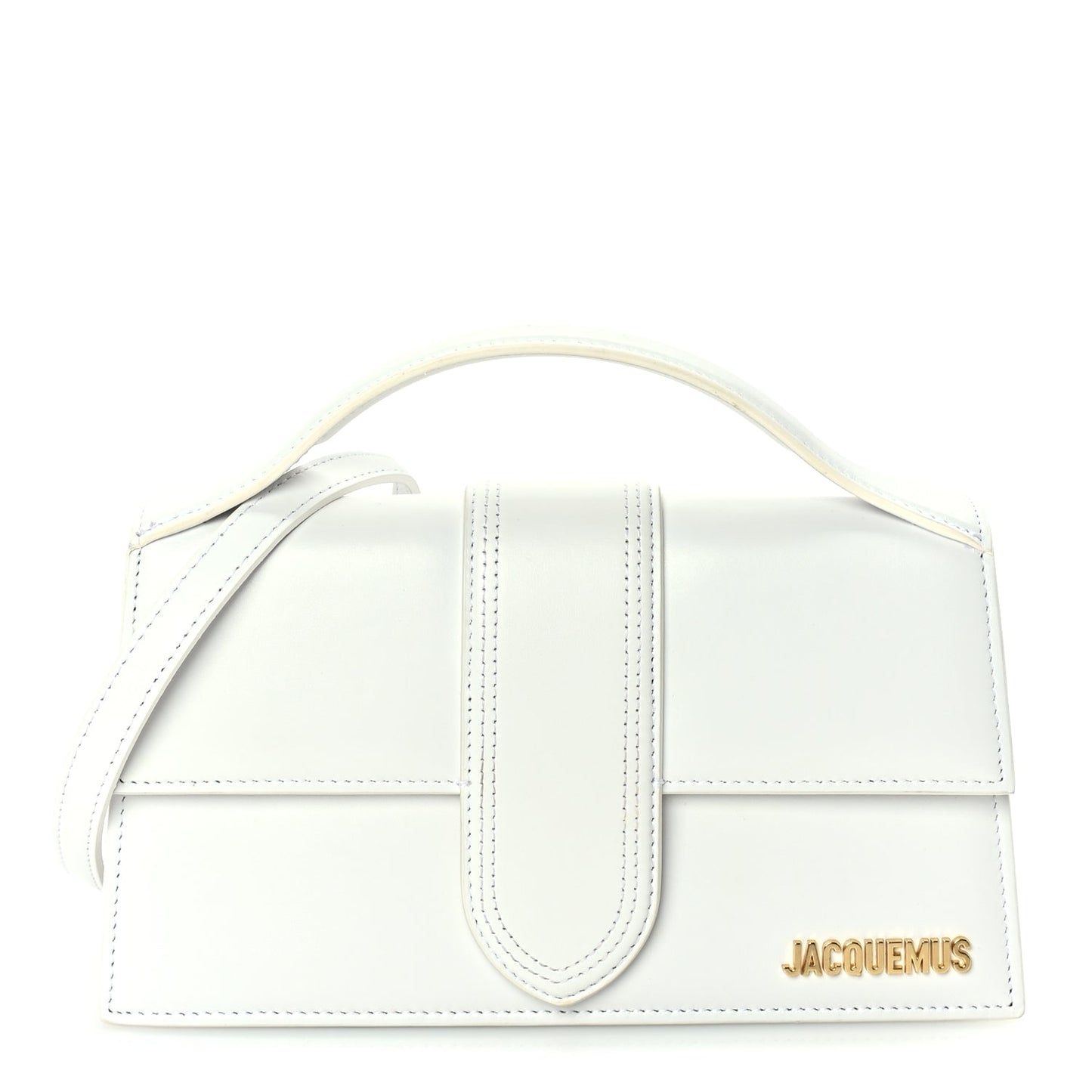 Jacquemus Smooth Calfskin Le Grand Bambino White