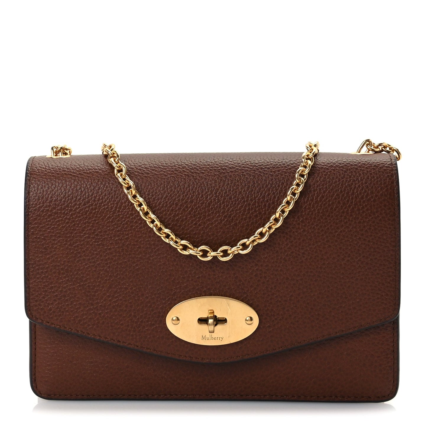 Mulberry Small Classic Grain Calfskin Small Darley  Oak