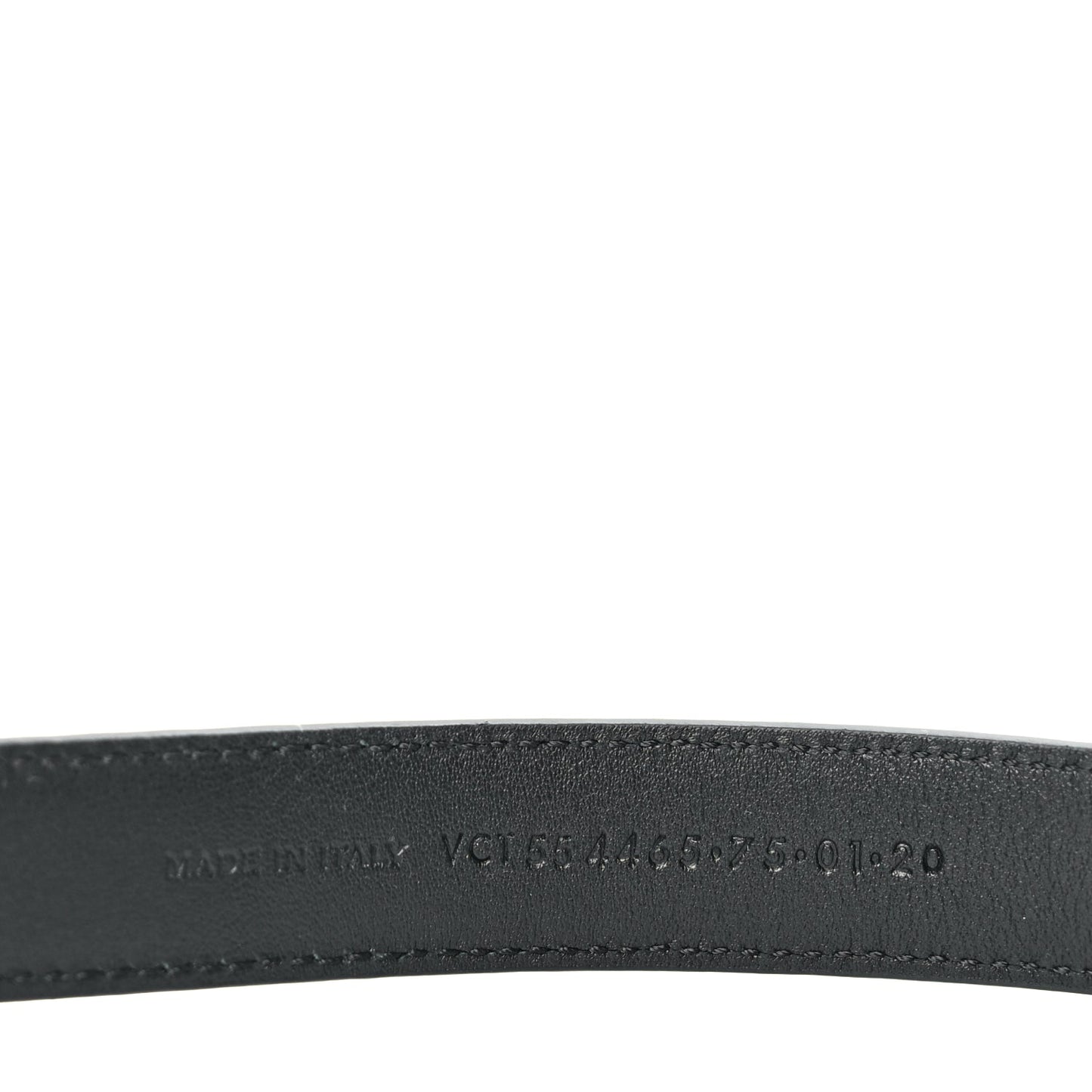 Saint Laurent Calfskin Crocodile Embossed Monogram Square Buckle Belt 75 30 Black