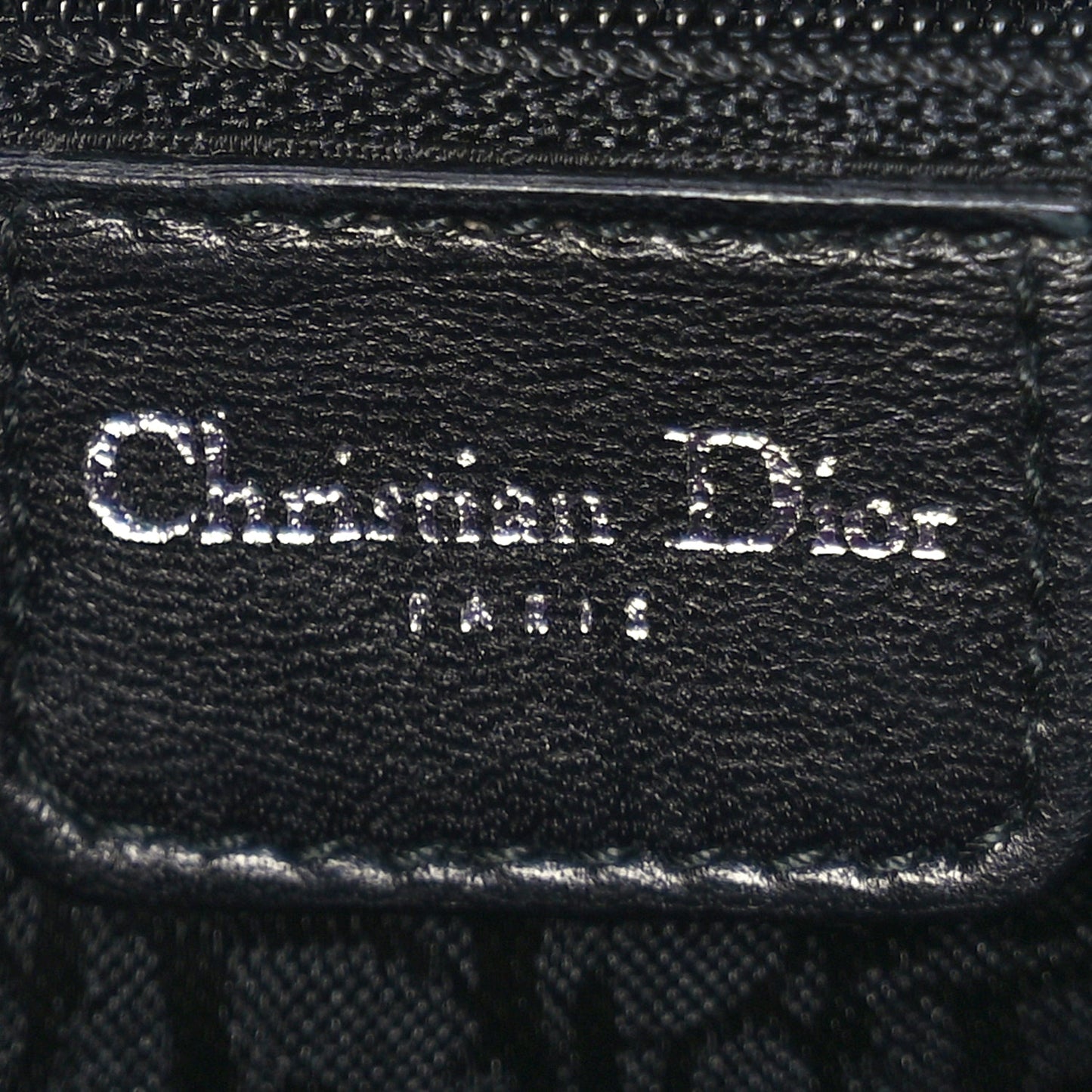 Christian Dior Silk Jersey Crystal Hardcore Bag Navy