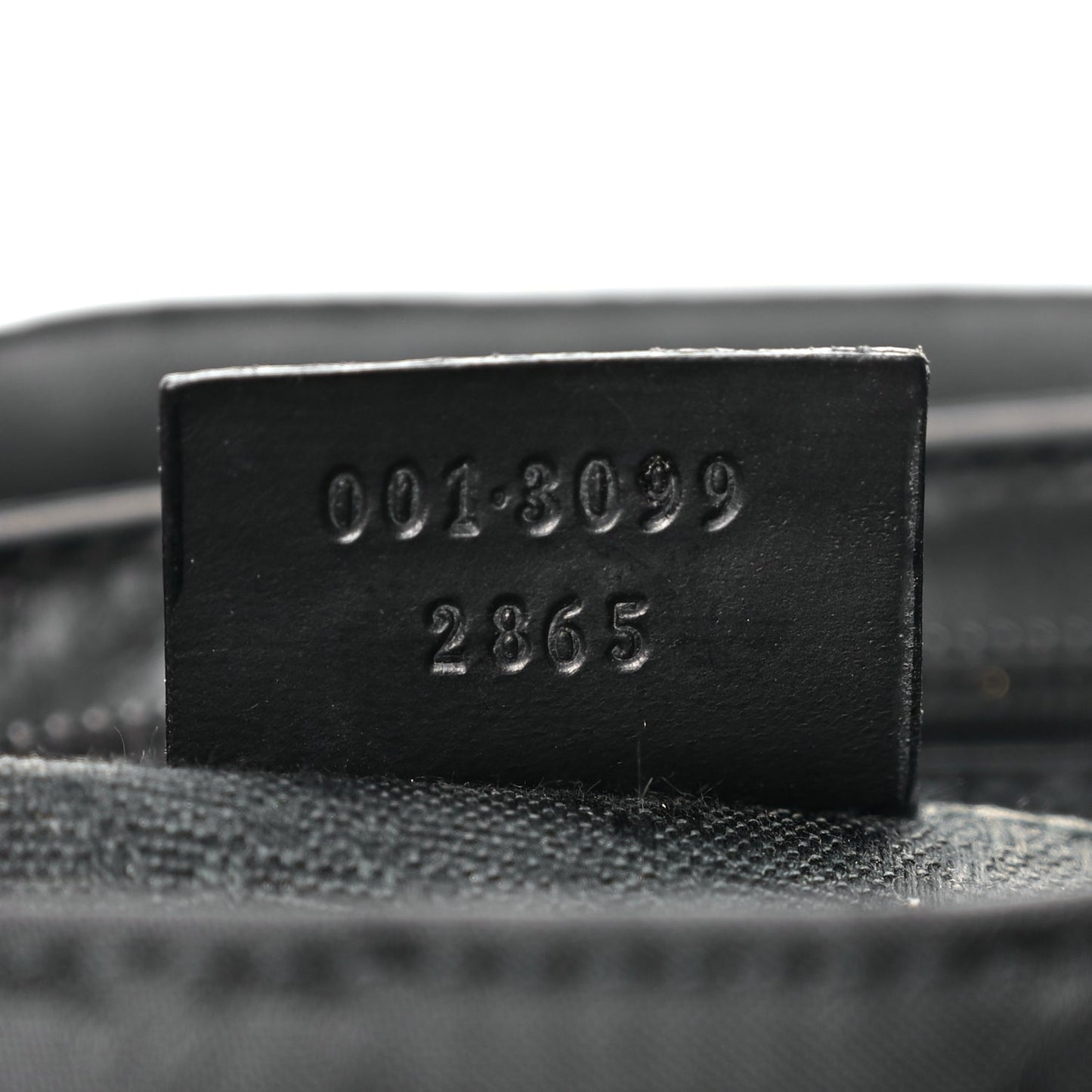 Gucci Nylon Monogram Shoulder Bag Black