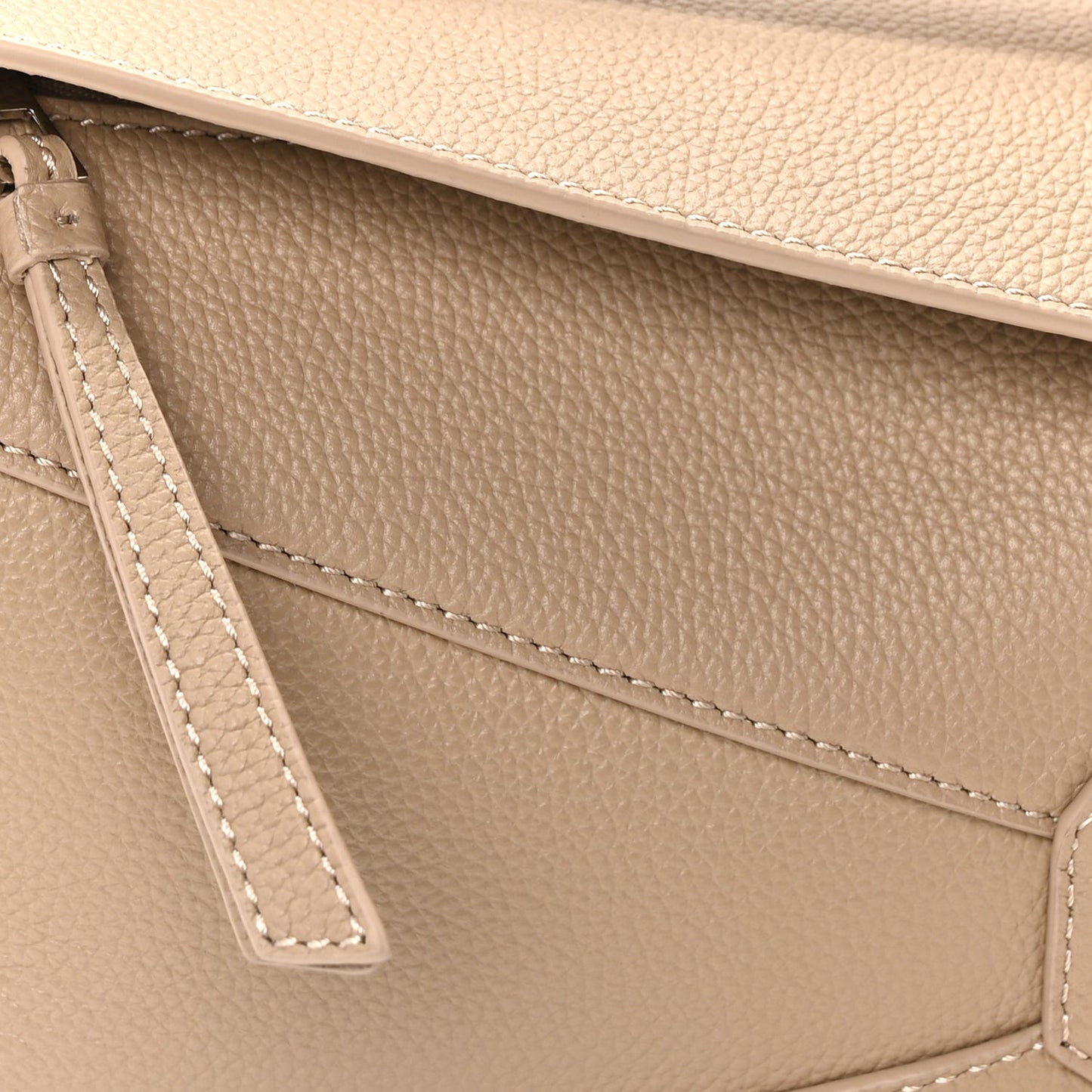 Loewe Calfskin Mini Puzzle Edge Bag Clay