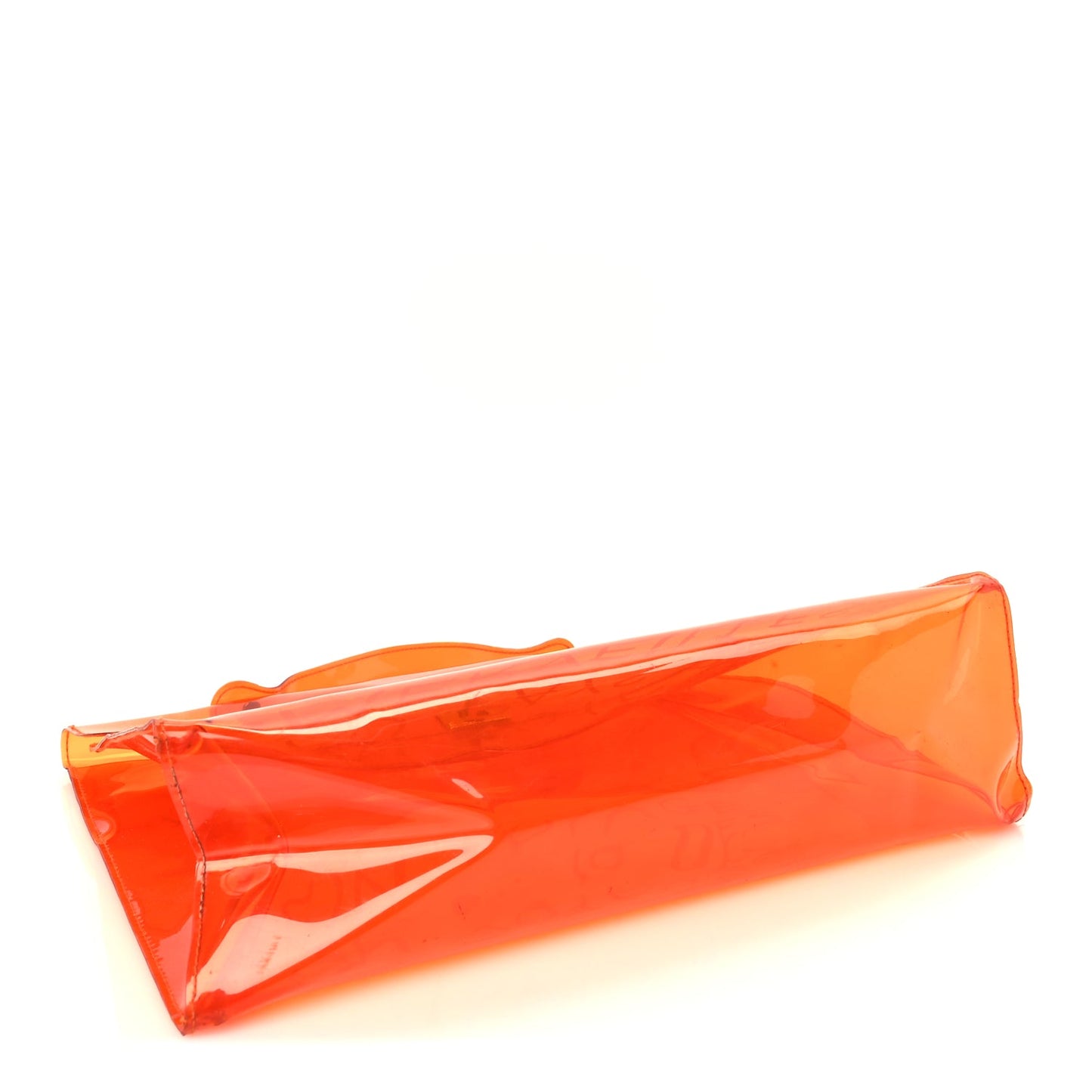Hermes Vinyl Souvenir De L'Exposition Kelly  Orange