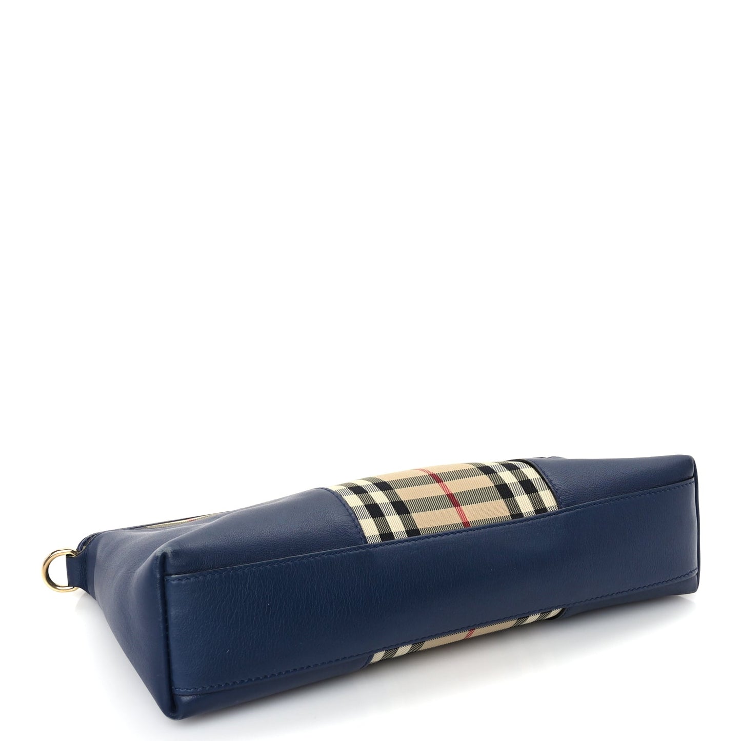 Burberry Horseferry Check Small Chichester Crossbody Clutch Bag Blue