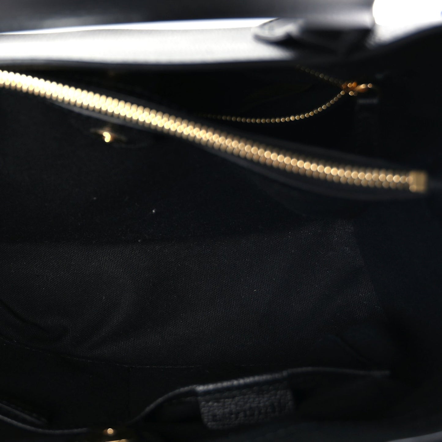 Burberry Grainy Calfskin House Check Medium Banner Tote Black