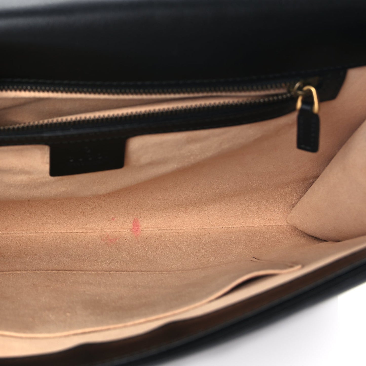 Gucci Calfskin Matelasse GG Marmont Clutch Black