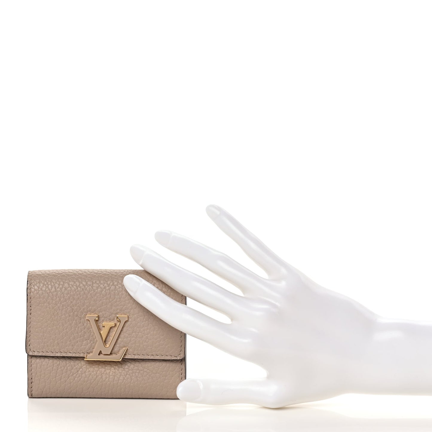 Louis Vuitton Taurillon Capucines XS Wallet Galet