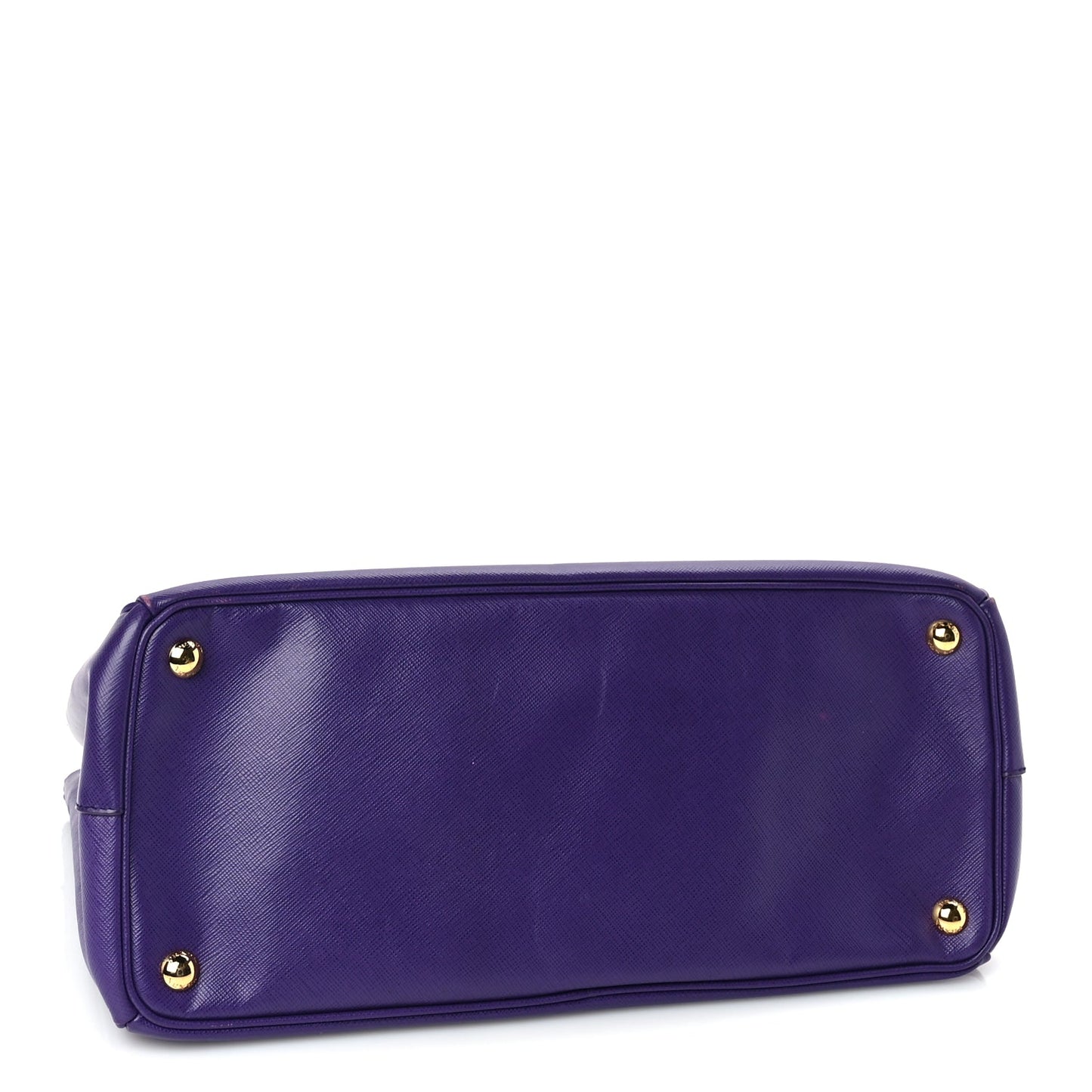 Prada Saffiano Medium Galleria Double Zip Tote Viola