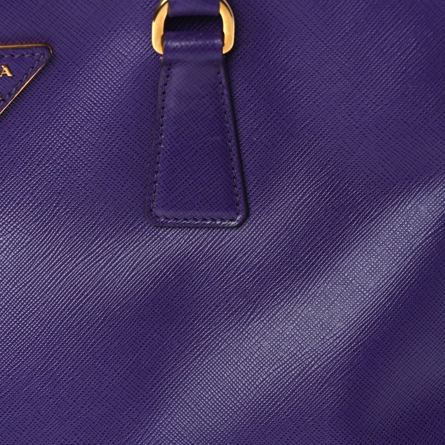 Prada Saffiano Medium Galleria Double Zip Tote Viola