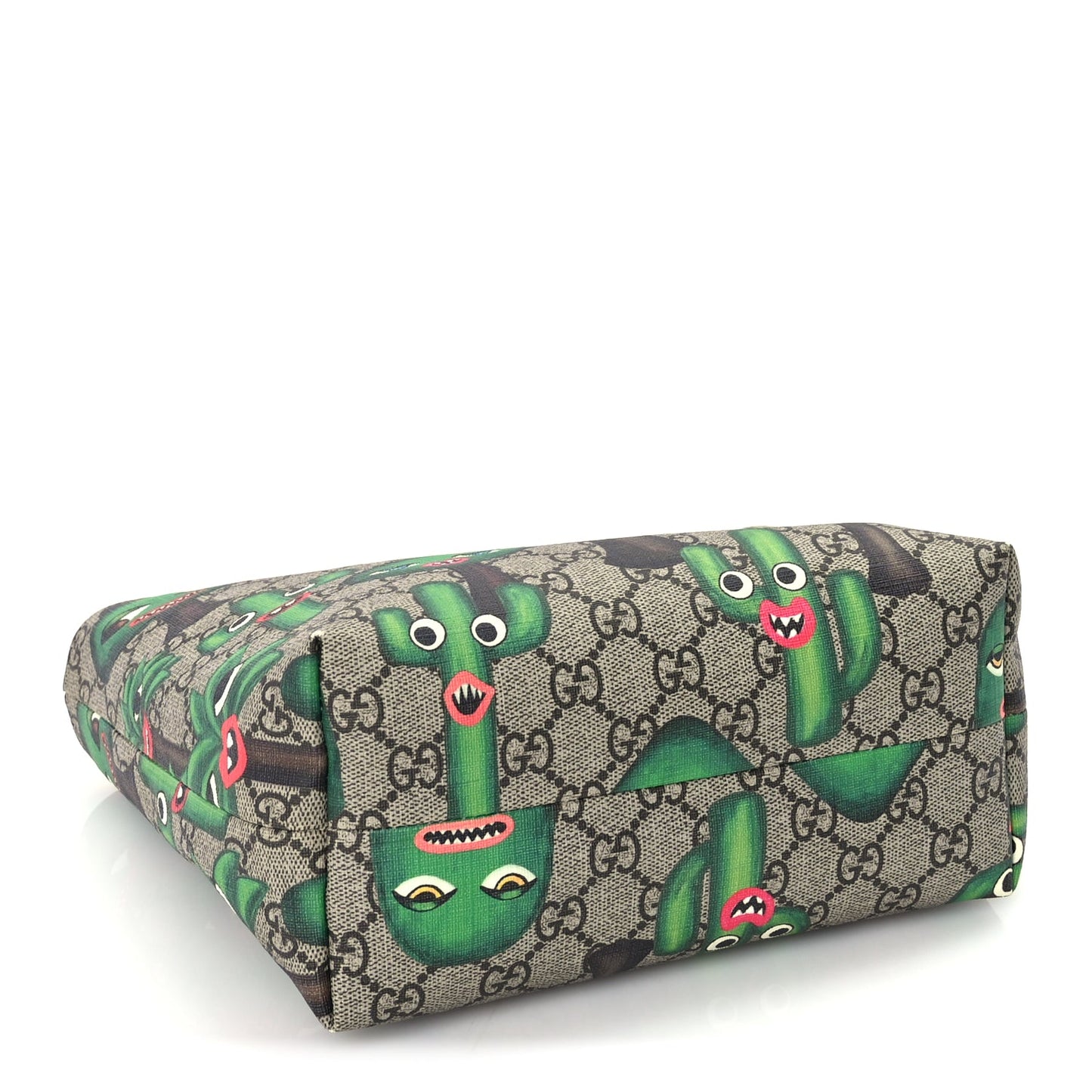 Gucci GG Supreme Monogram Smiling Plants Childrens Tote  Multicolor
