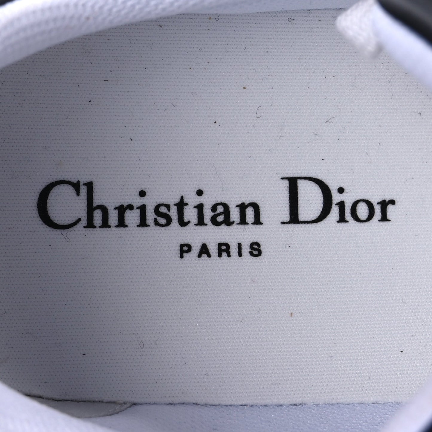 Christian Dior Calfskin Dior Star Ors Low Top Sneakers 39  Black