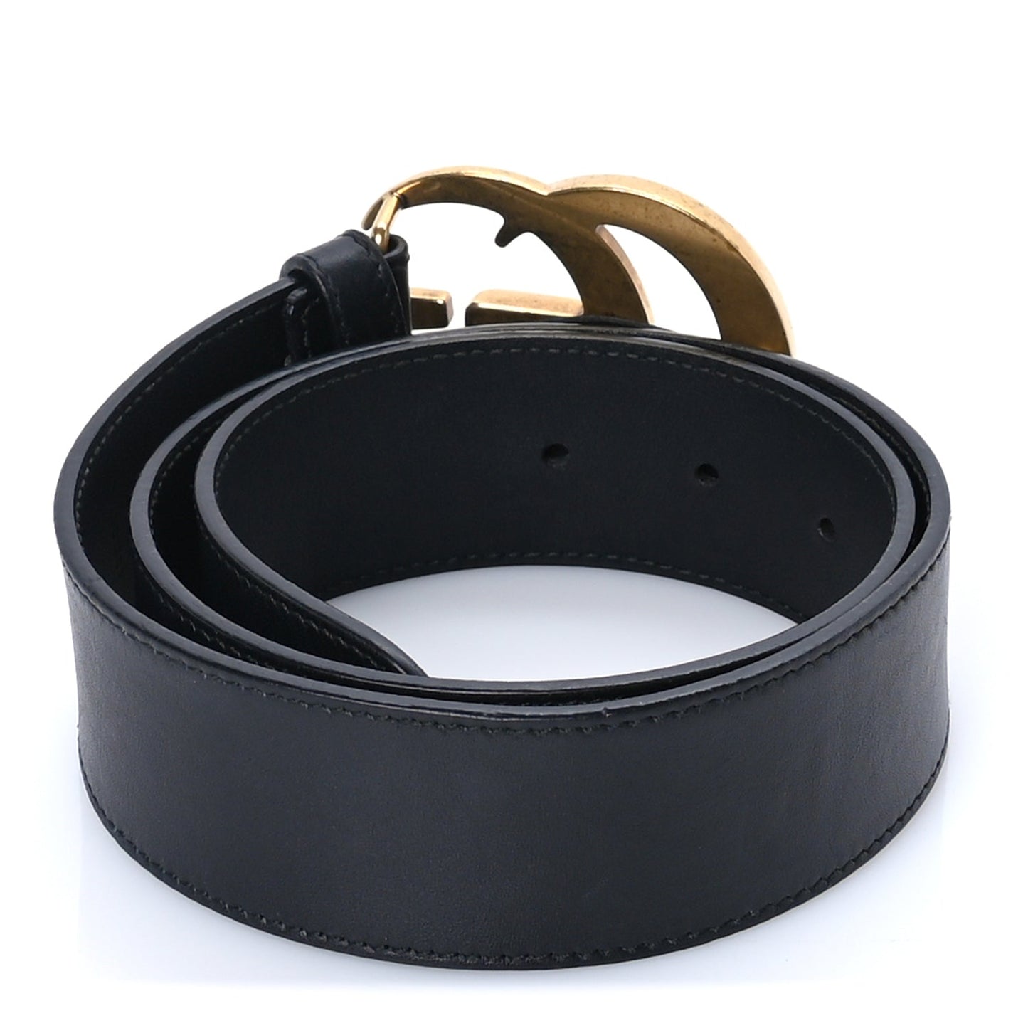 Gucci Calfskin Double G 40mm Belt 70 28  Black