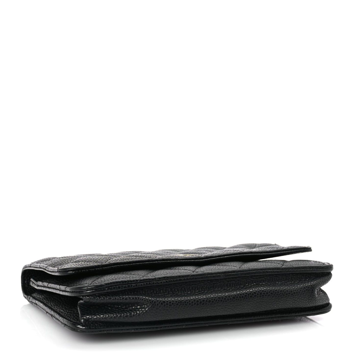 Chanel Caviar Quilted Wallet On Chain WOC Black