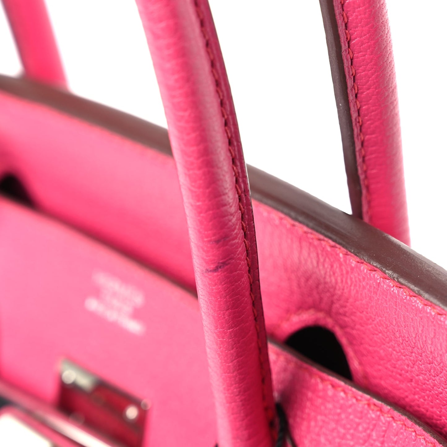 Hermes Chevre Mysore Birkin 30 Rose Shocking