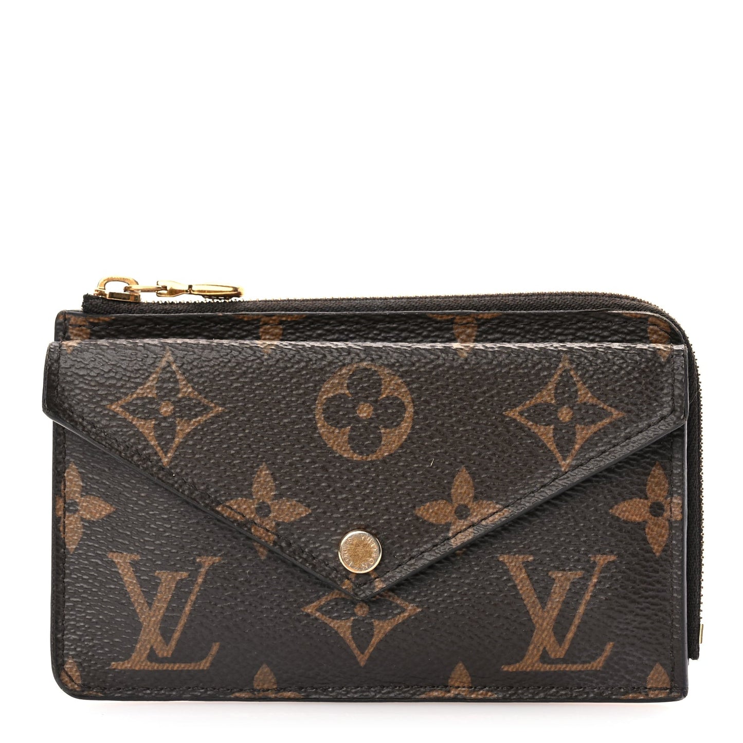 Louis Vuitton Monogram Recto Verso Card Holder Black