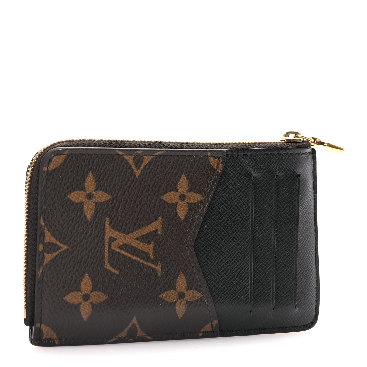 Louis Vuitton Monogram Recto Verso Card Holder Black