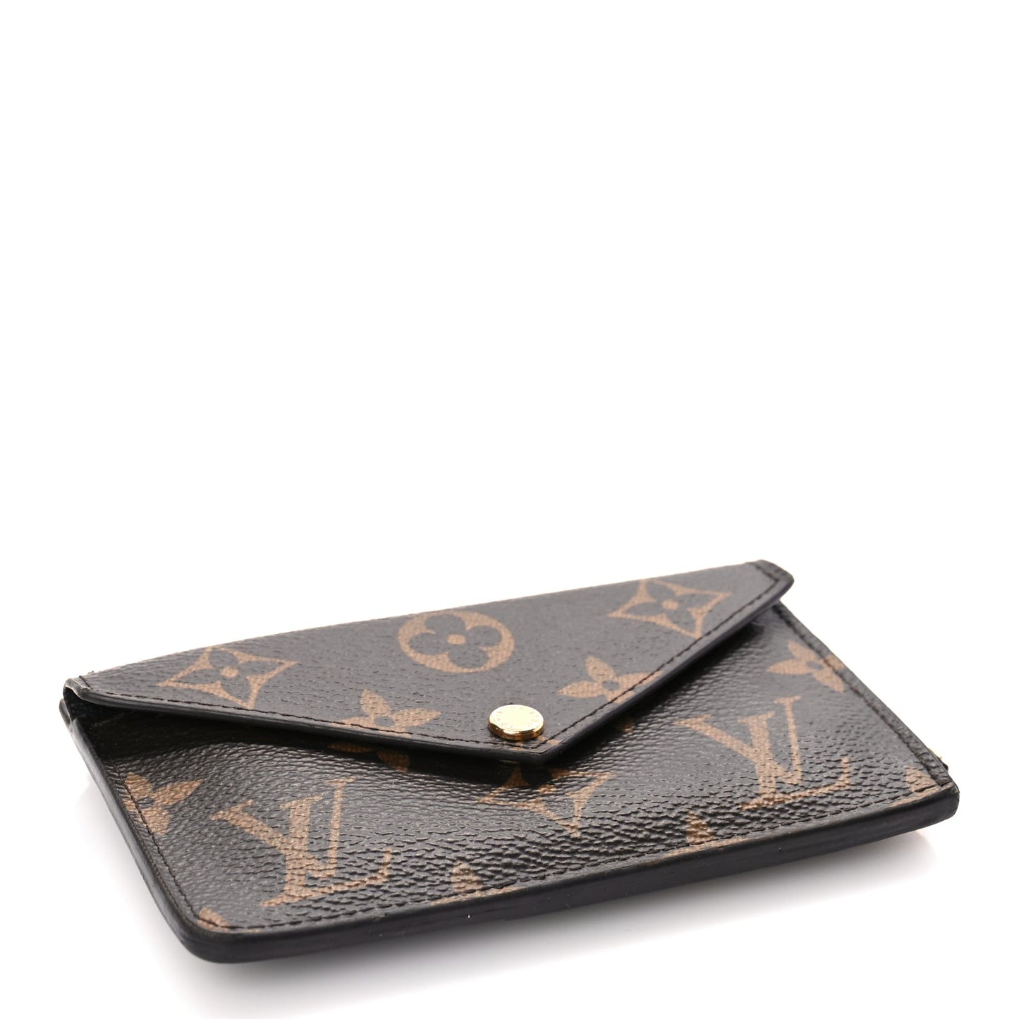 Louis Vuitton Monogram Recto Verso Card Holder Black