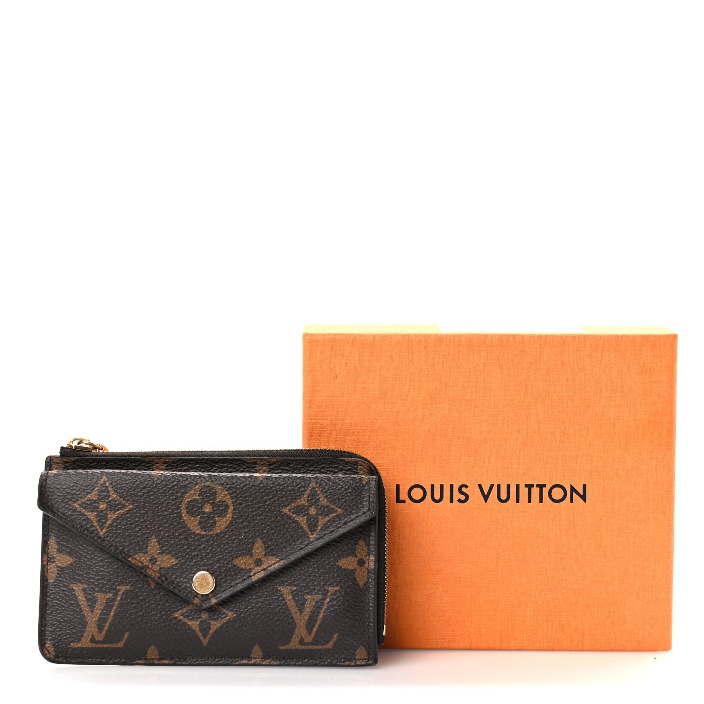 Louis Vuitton Monogram Recto Verso Card Holder Black