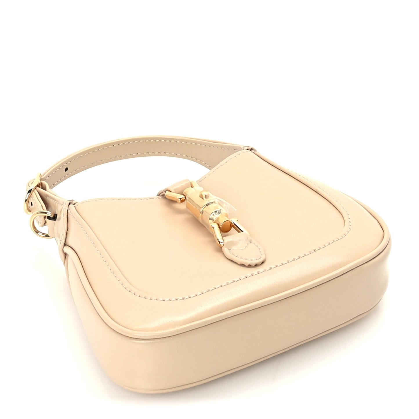 Gucci Boarded Dyana Lux Calfskin Nano Jackie 1961 Hobo Beige