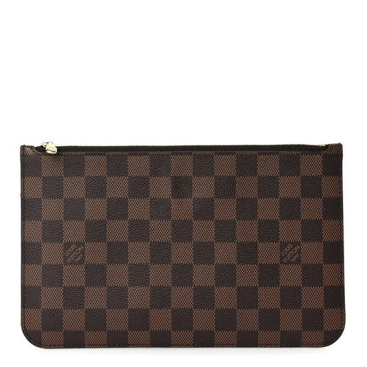 Louis Vuitton Damier Ebene Neverfull MM GM Pochette