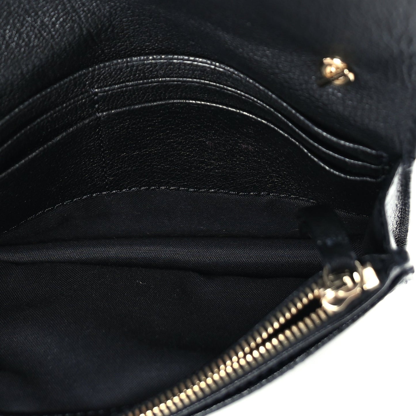 Mulberry Grainy Print Bayswater Clutch Wallet  Black