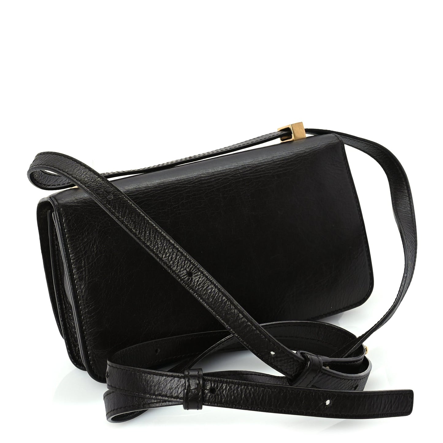 Bottega Veneta Spazzolato Calfskin Mini Classic BV Bag  Brown