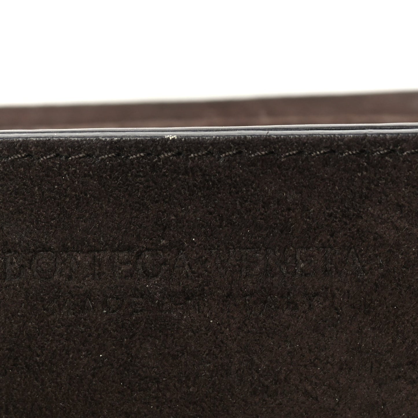 Bottega Veneta Spazzolato Calfskin Mini Classic BV Bag  Brown