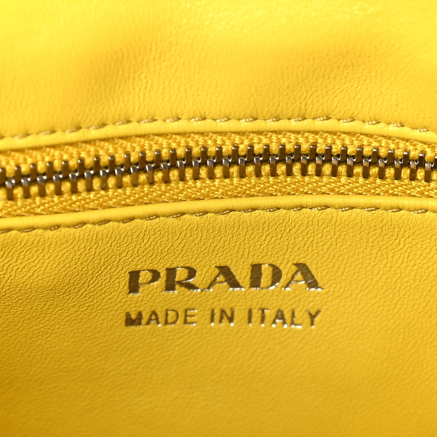 Prada Vitello Daino Eye Inside Hobo Black