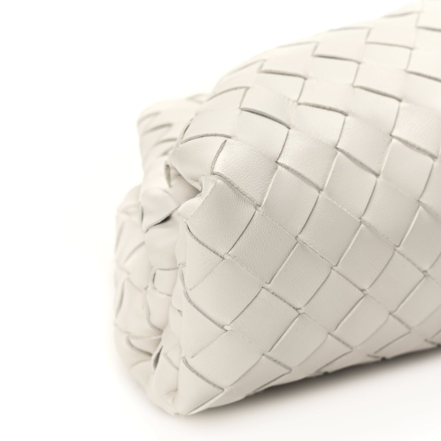 Bottega Veneta Nappa Intrecciato Teen Pouch Plaster