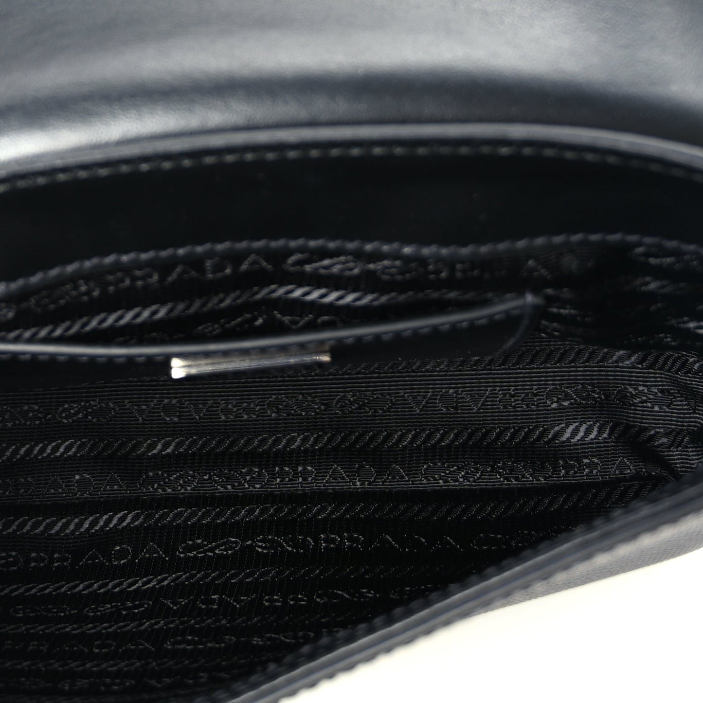 Prada Saffiano Shoulder Bag Black