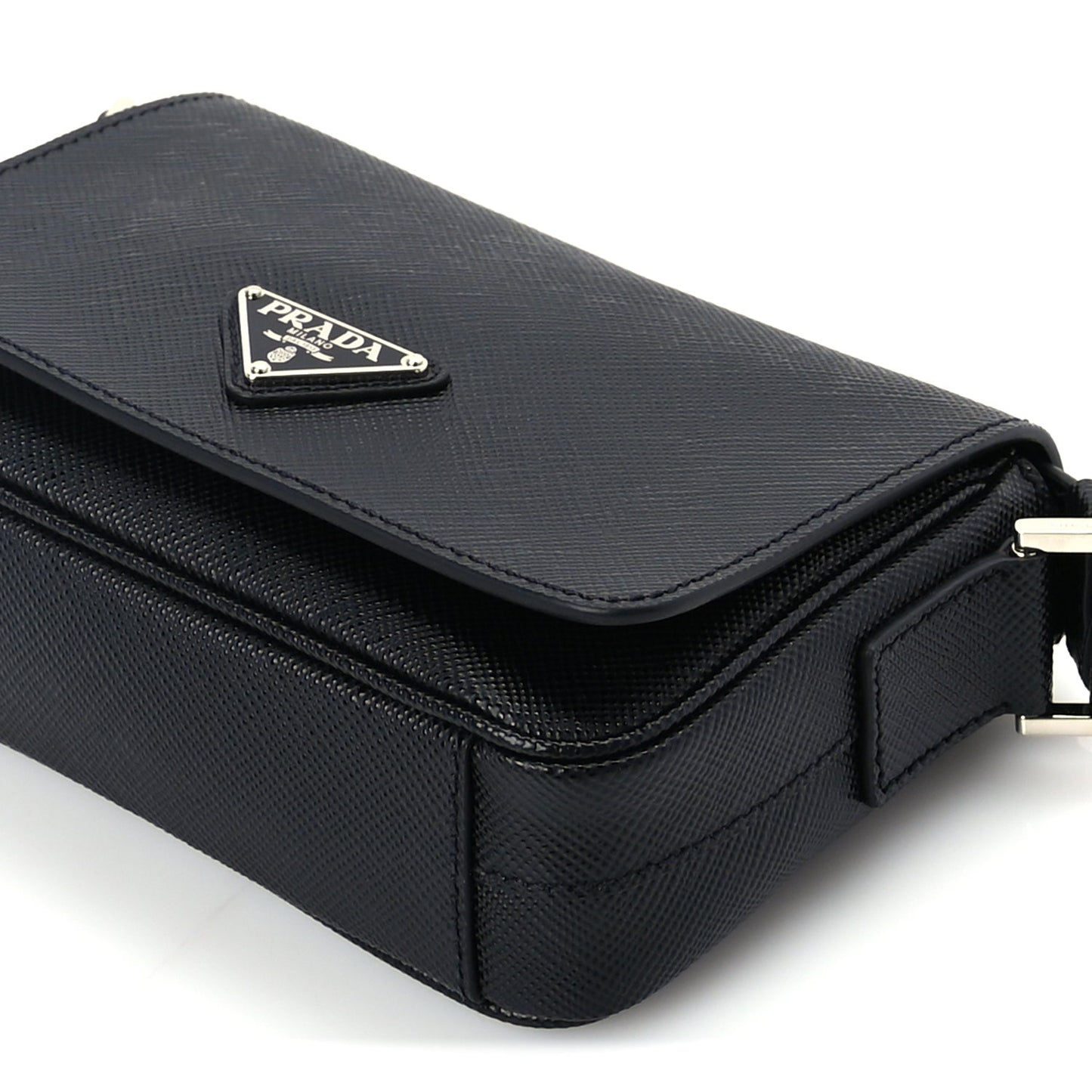 Prada Saffiano Shoulder Bag Black