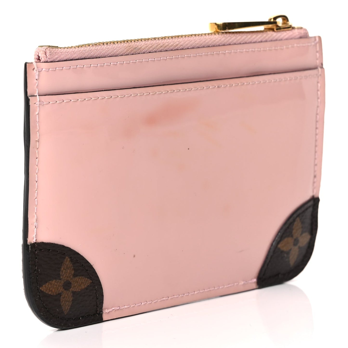 Louis Vuitton Patent Miroir Venice Key Pouch  Rose Ballerine
