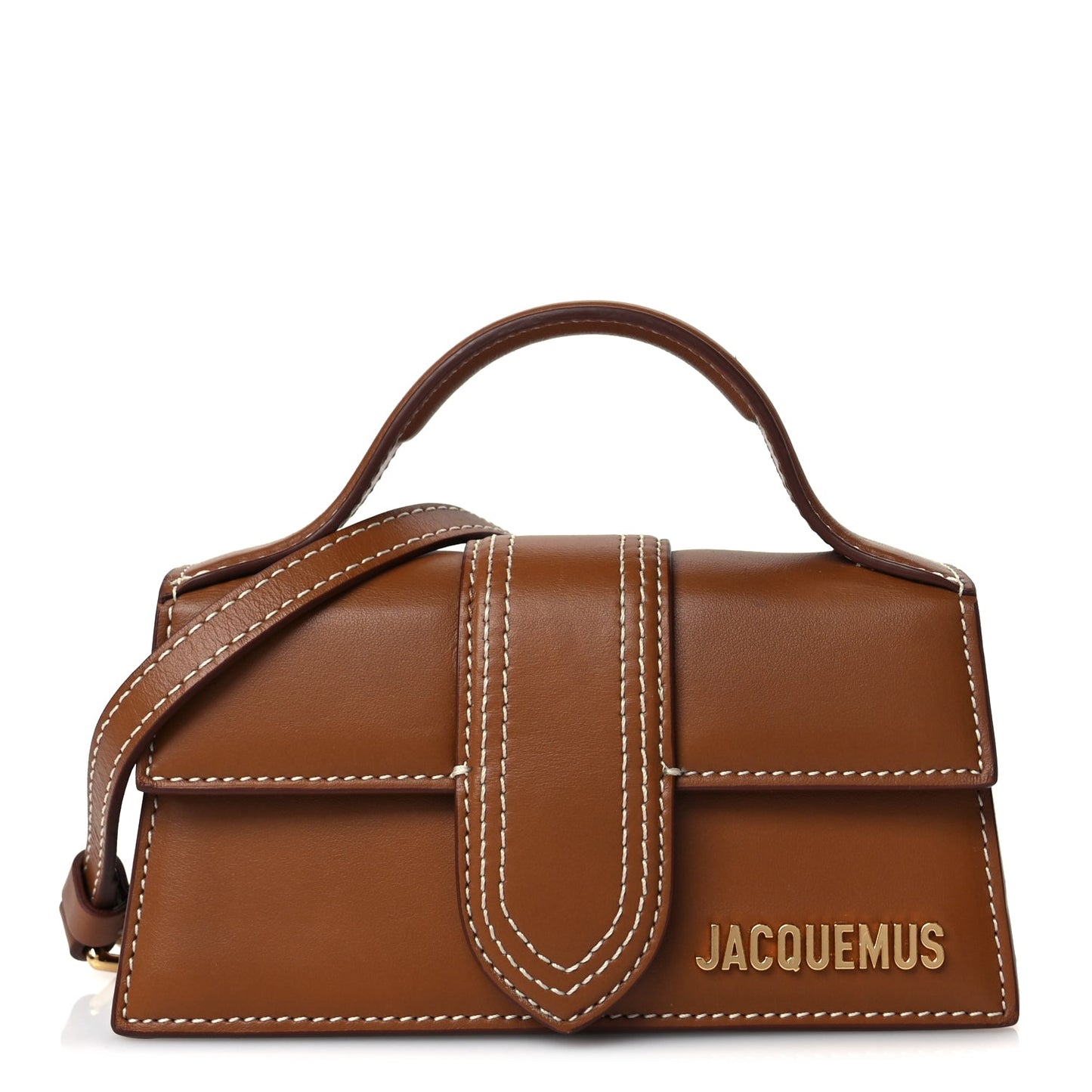 Jacquemus Smooth Calfskin Le Bambino Light Brown