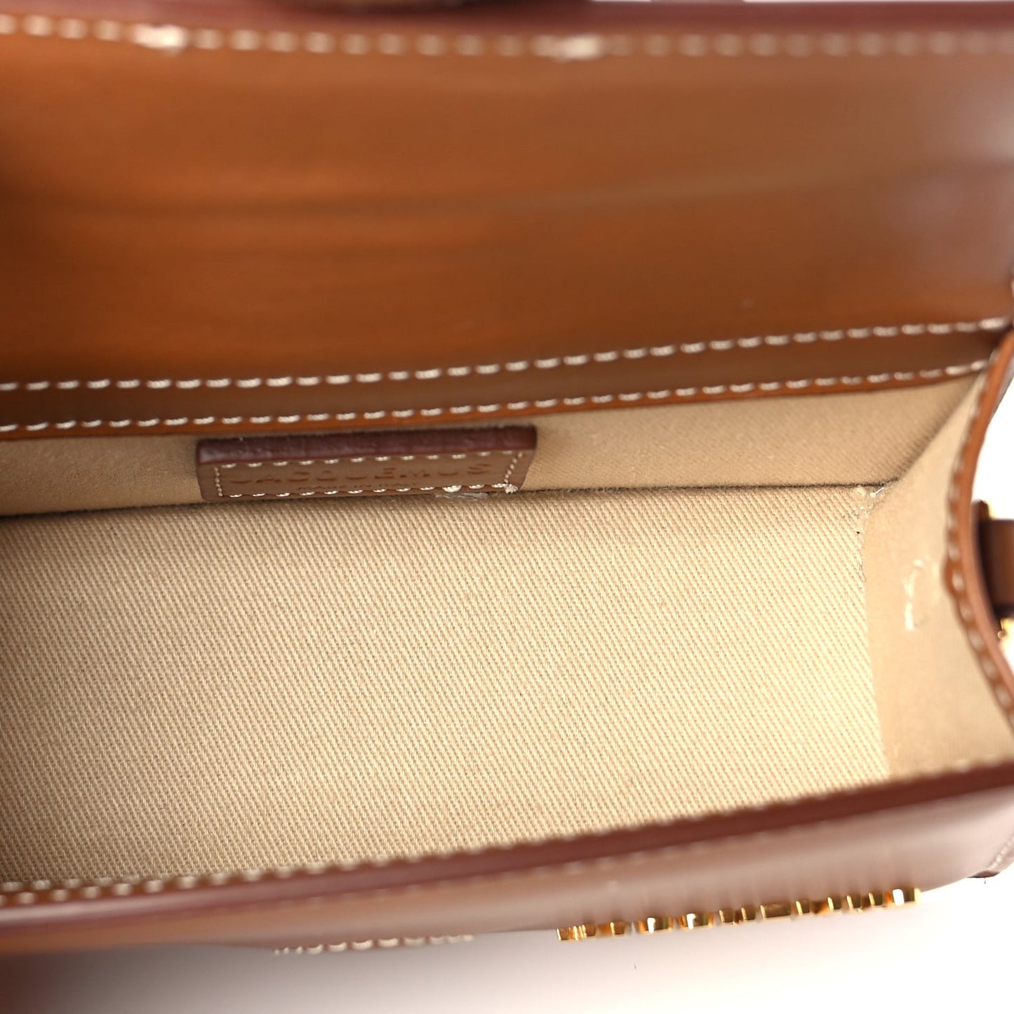 Jacquemus Smooth Calfskin Le Bambino Light Brown