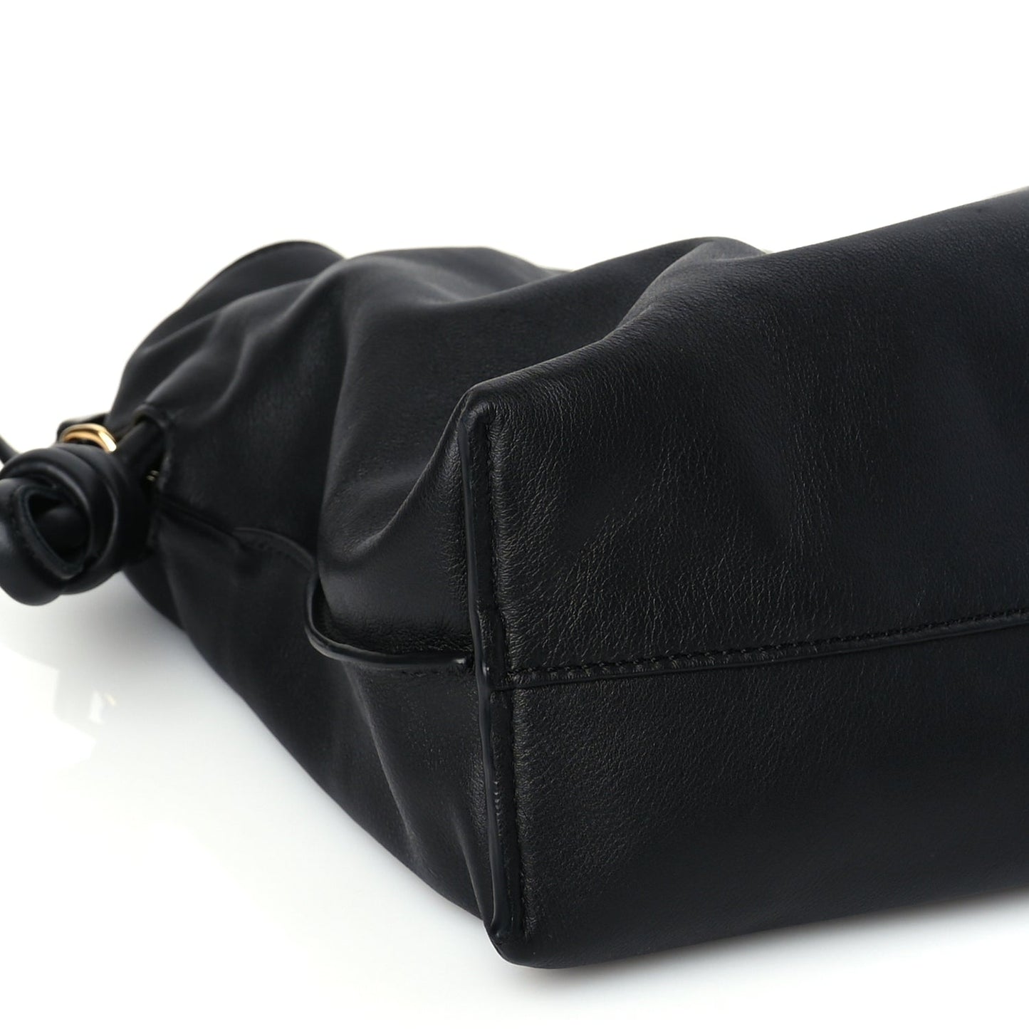 Loewe Nappa Medium Flamenco Knot Bag Black