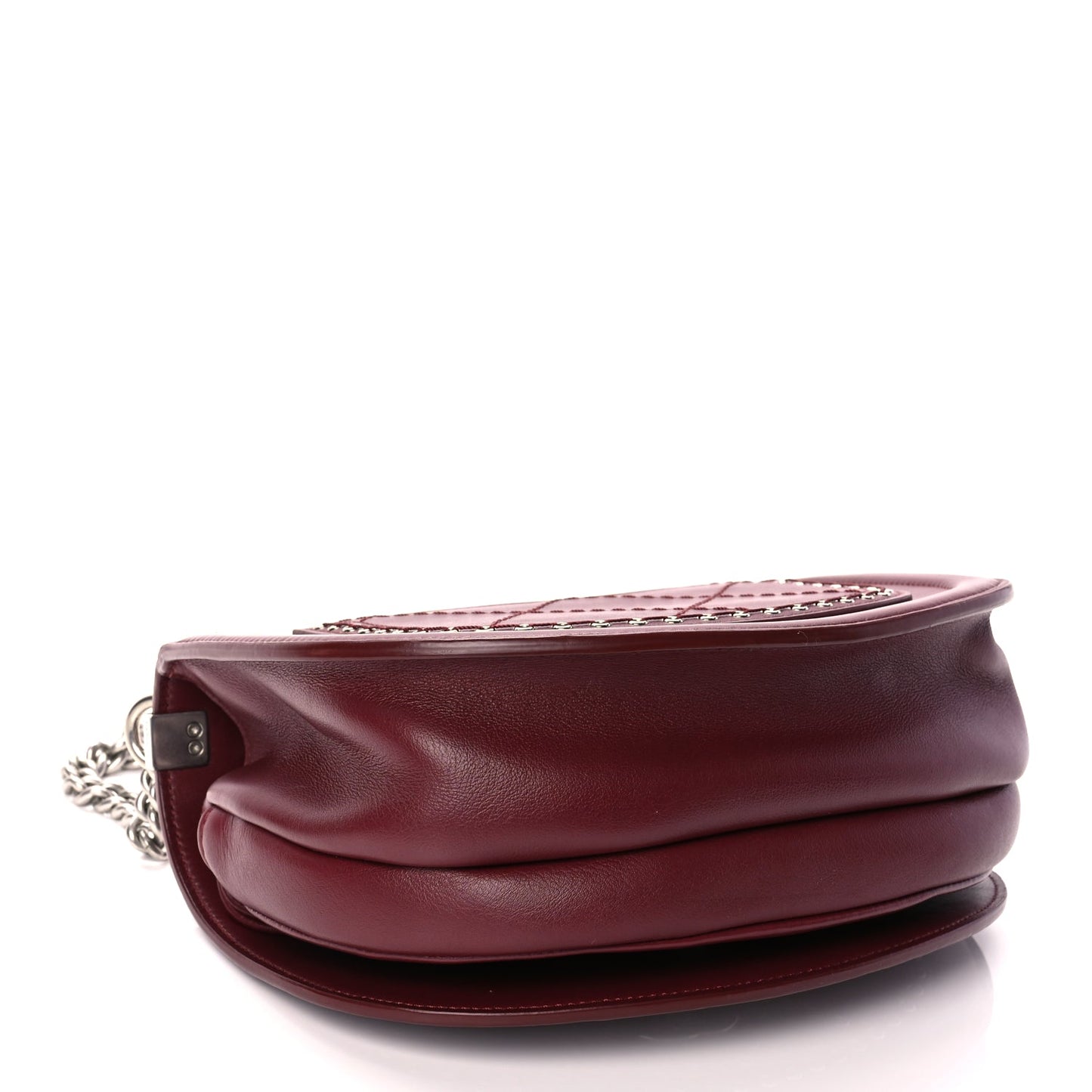 Chanel Calfskin Coco Eyelets Small Flap Bag  Red